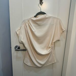 Dazy Cream Sweater Short Sleeve Top Size XL